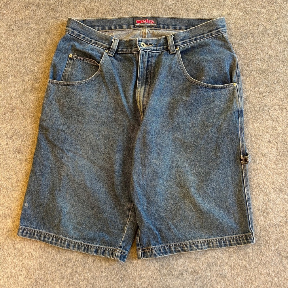Men's Blue Denim Jean Shorts